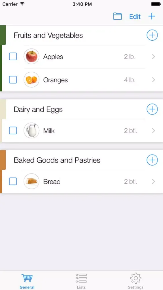 Grocery List - Free shopping list Ekran Görüntüleri