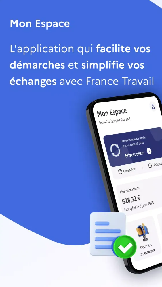Capturas de pantalla de Mon Espace - France Travail