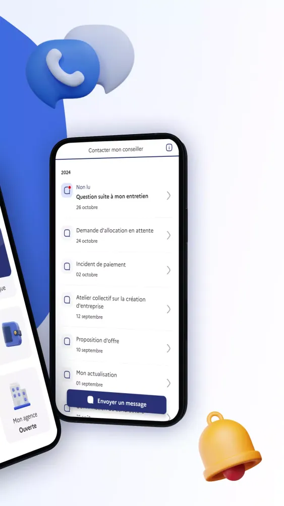 Capturas de pantalla de Mon Espace - France Travail