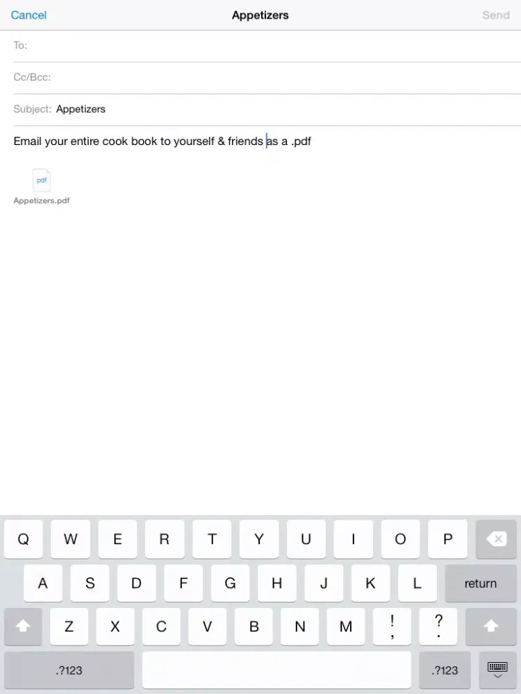 Скриншоты Photo Cookbook and Recipe Saver iPad 