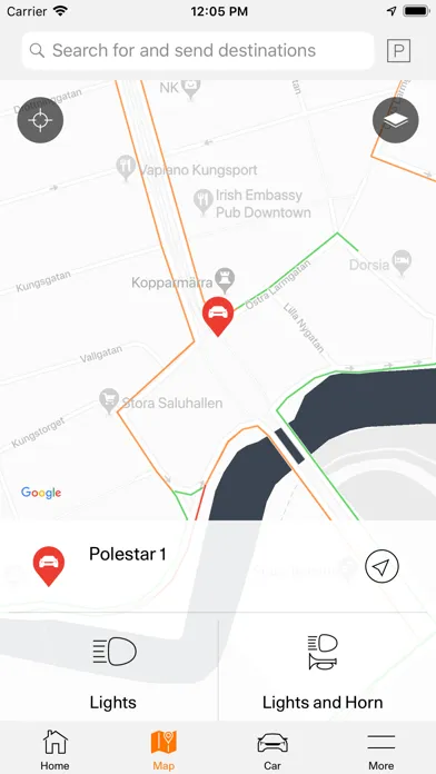 Zrzuty ekranu Polestar 1 Connect