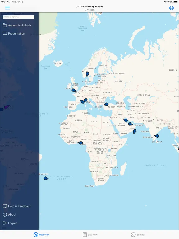 Скриншоты PSP Tracking iPad 