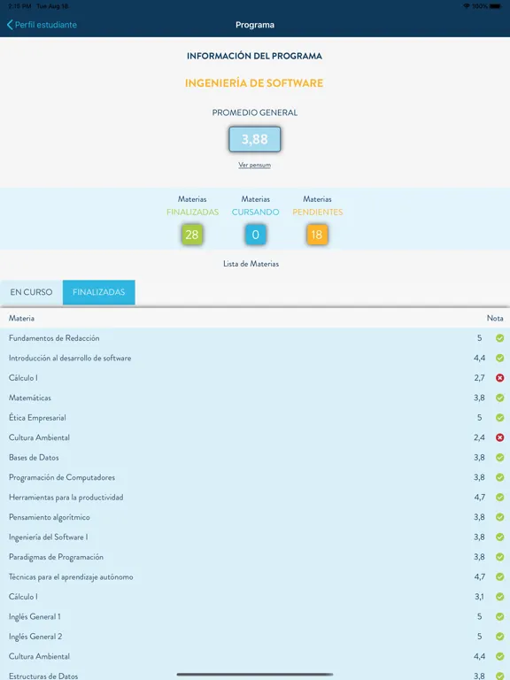 Tangkapan skrin PoligranApp iPad 