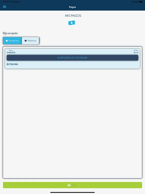 Tangkapan skrin PoligranApp iPad 