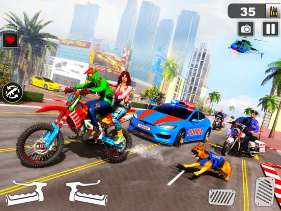 Zrzuty ekranu Police Moto Bike Chase Crime iPad 