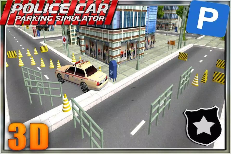 Police Car Parking Simulator Ekran Görüntüleri