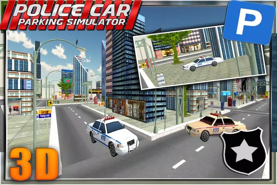 Police Car Parking Simulator Ekran Görüntüleri