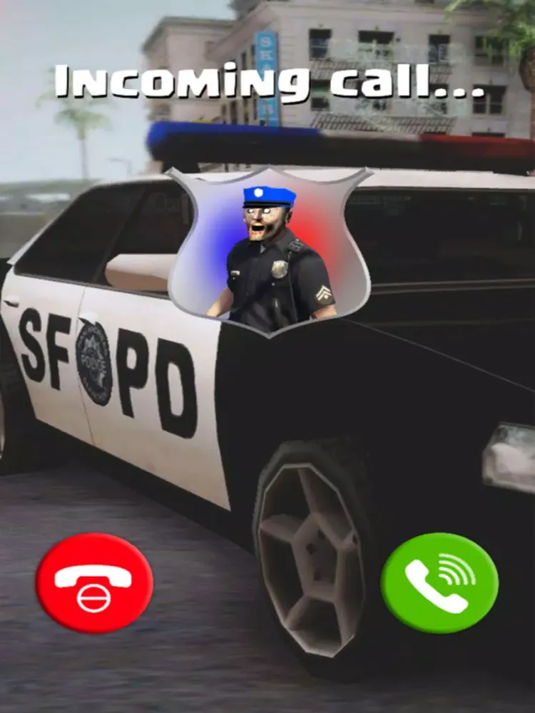 ภาพหน้าจอของ Scary Police Granny iPad 