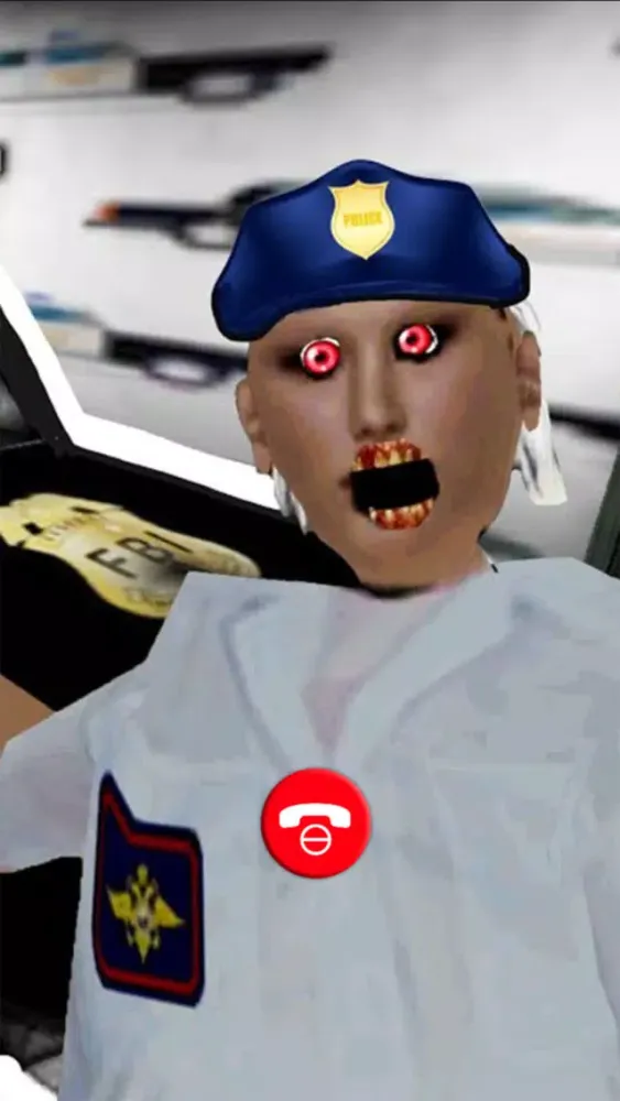 ภาพหน้าจอของ Scary Police Granny