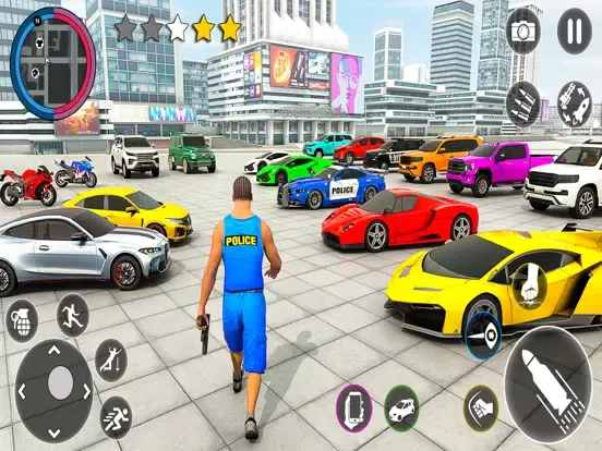 Скриншоты Police Officer Rope Hero Mafia iPad 