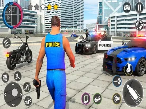 Скриншоты Police Officer Rope Hero Mafia iPad 