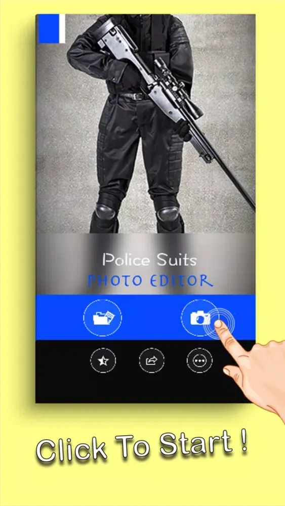 ภาพหน้าจอของ Police Suits Man Photo Editor