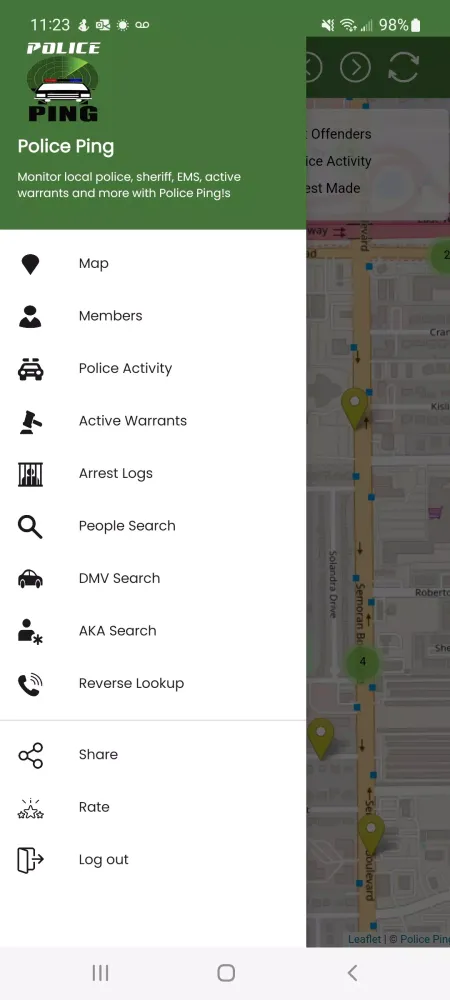 Police Ping应用截图
