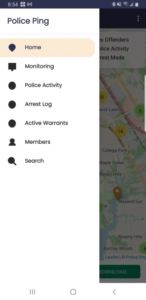 Police Ping应用截图
