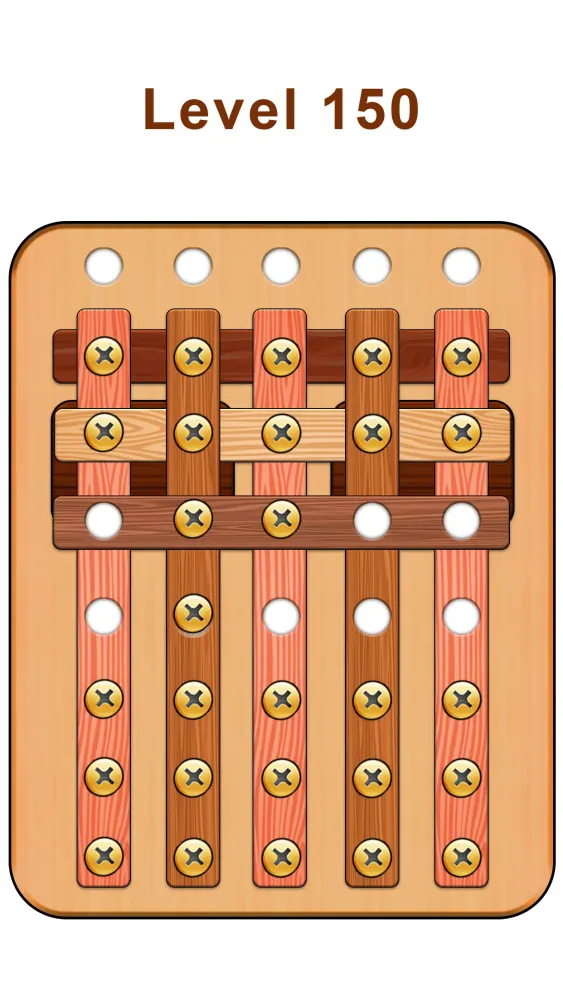 Wood Nuts & Bolts Screw Puzzle应用截图