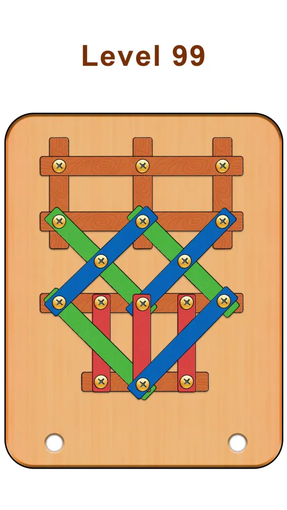 Wood Nuts & Bolts Screw Puzzle应用截图