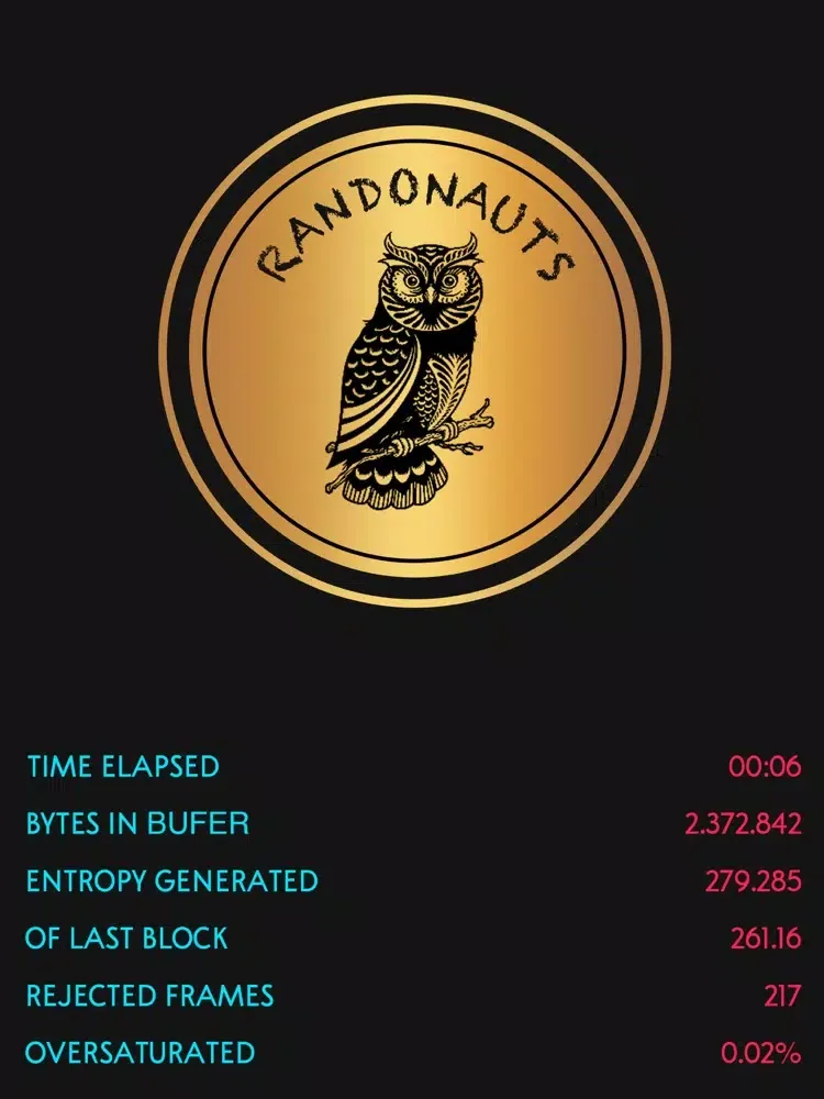 Tangkapan skrin Randonauts. iPad 