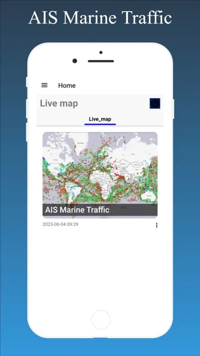 Captures d'écran de Marine Traffic Live