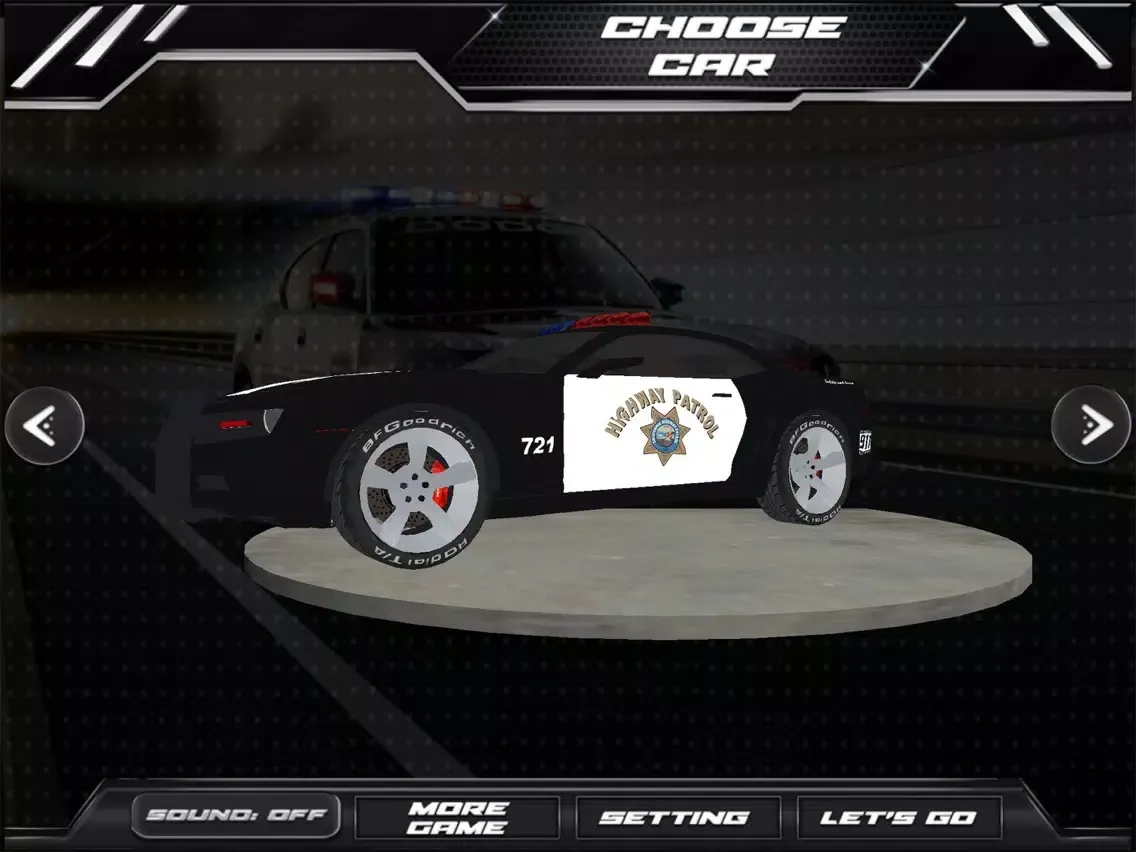 The Police Car Driver City parking 3d Simulator iPad  Screenshots
