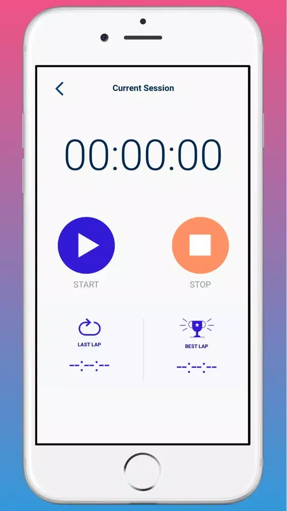 Tangkapan skrin Cuckoo Lap Timer