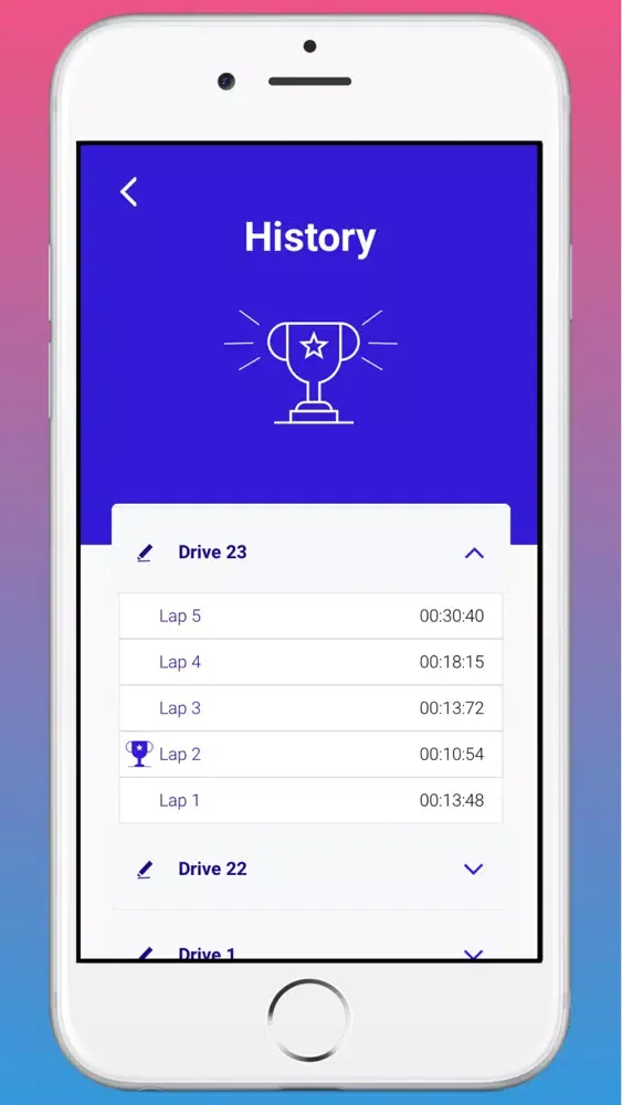 Tangkapan skrin Cuckoo Lap Timer