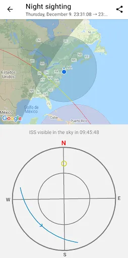 Tangkapan layar ISS on Live:Space Station Live