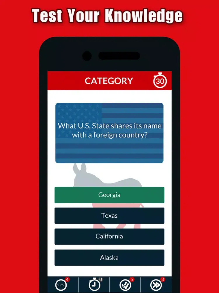 Capturas de tela do Political Run - Democratic Primary - 2016 Presidential Election Trivia iPad 
