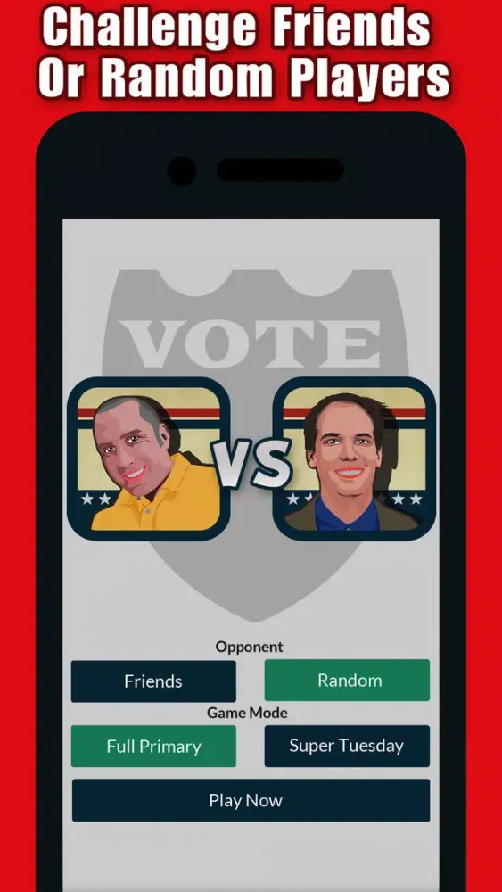 Capturas de tela do Political Run - Democratic Primary - 2016 Presidential Election Trivia
