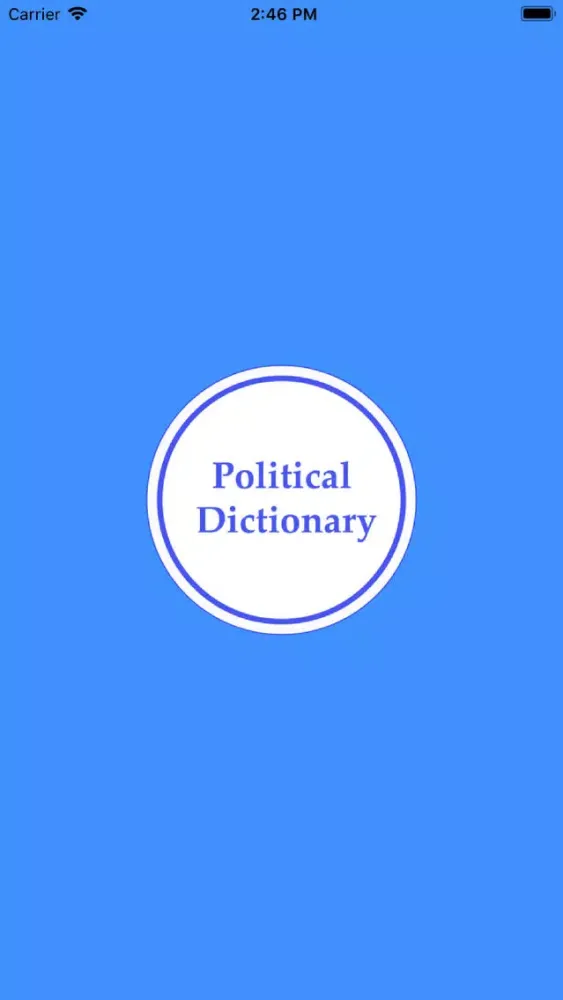 Political Thesaurus Screenshots