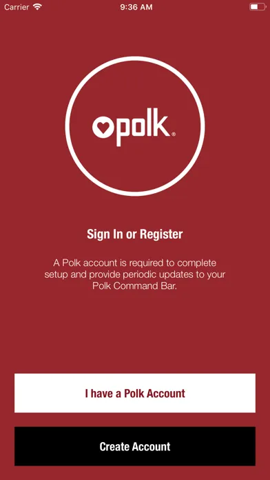 Polk Connect Screenshots