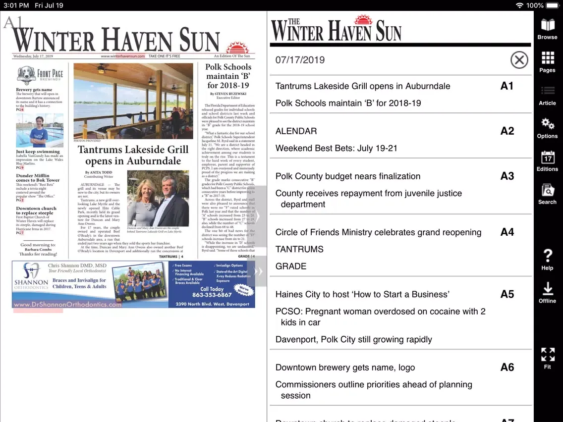 صور Winter Haven Sun iPad 