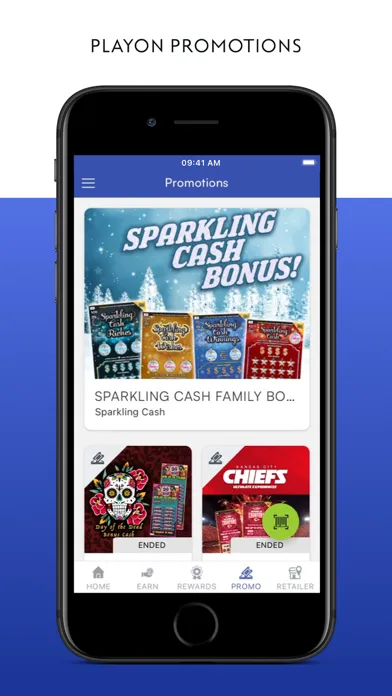Tangkapan layar Kansas Lottery PlayOn®