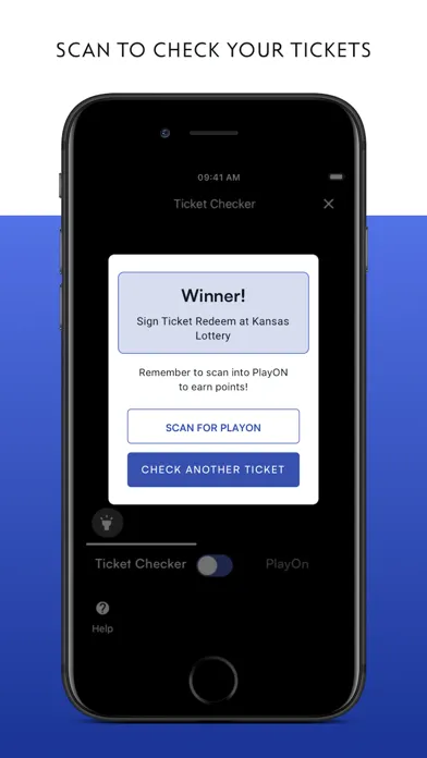 Tangkapan layar Kansas Lottery PlayOn®