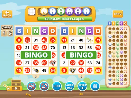 Tangkapan skrin Bingo by Michigan Lottery iPad 