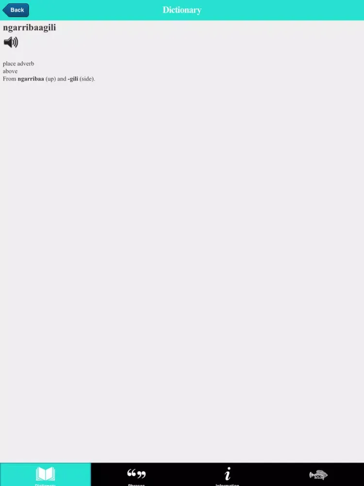 Ma Gamilaraay iPad  Screenshots