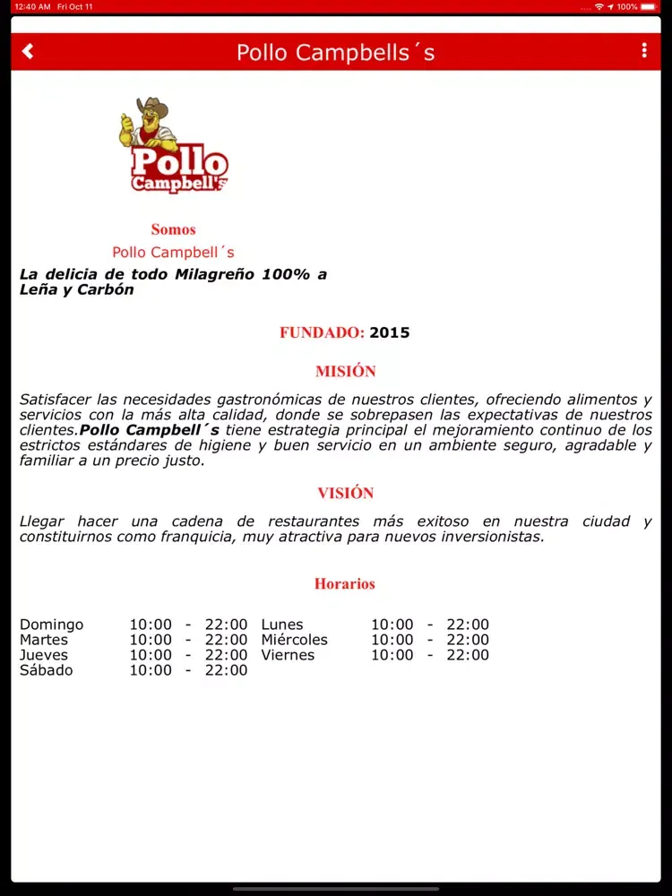 Pollo Campbell´s iPad  Ekran Görüntüleri