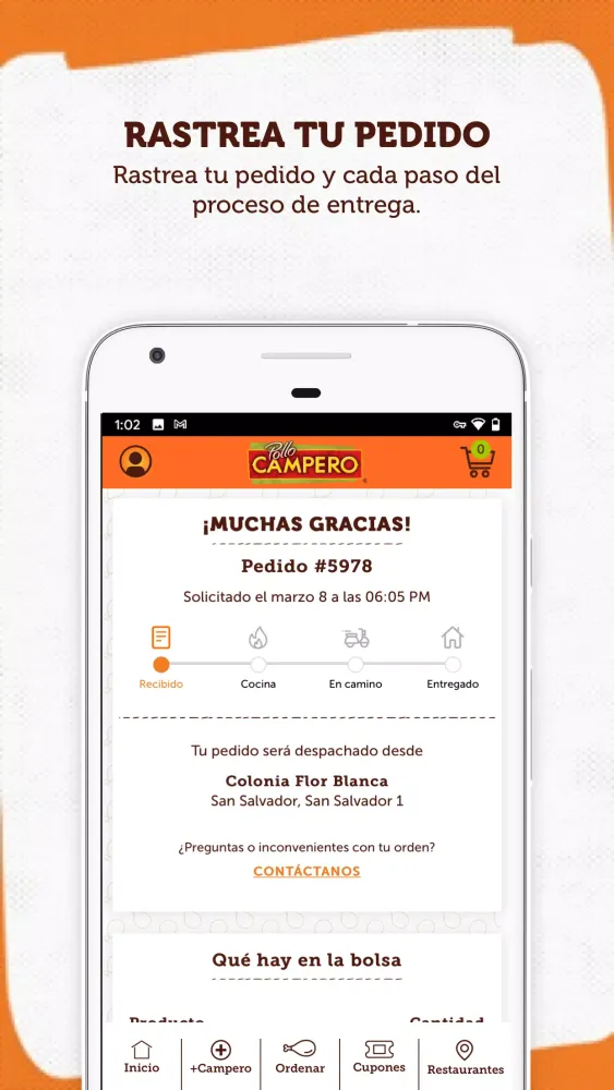 Capturas de pantalla de Pollo Campero El Salvador