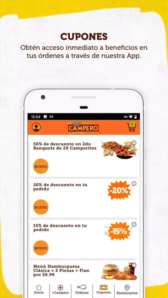Capturas de pantalla de Pollo Campero El Salvador