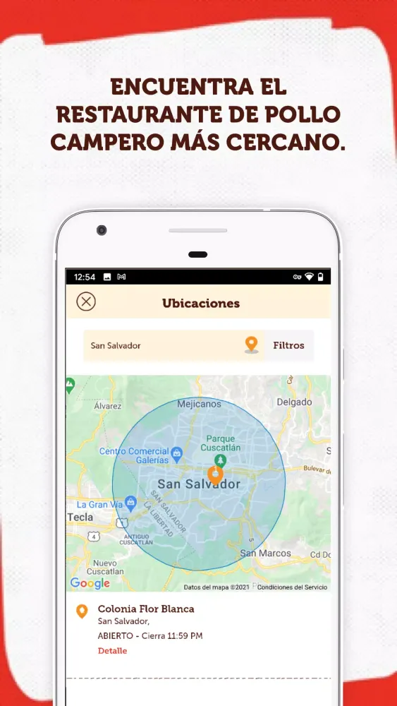 Capturas de pantalla de Pollo Campero El Salvador