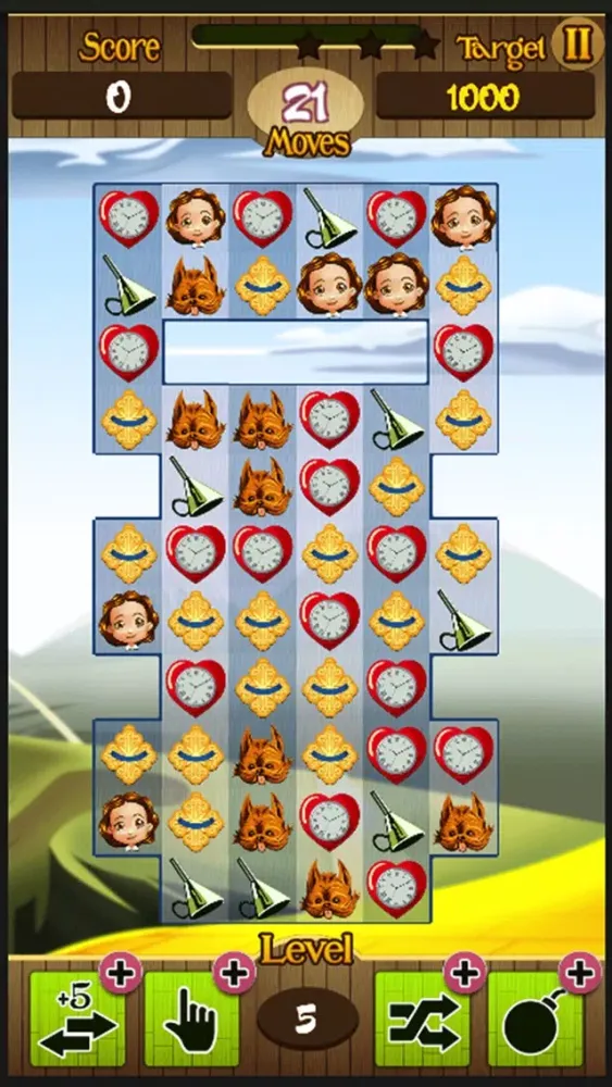 Match 3 Quest – Wizard of OZ Edition Screenshots