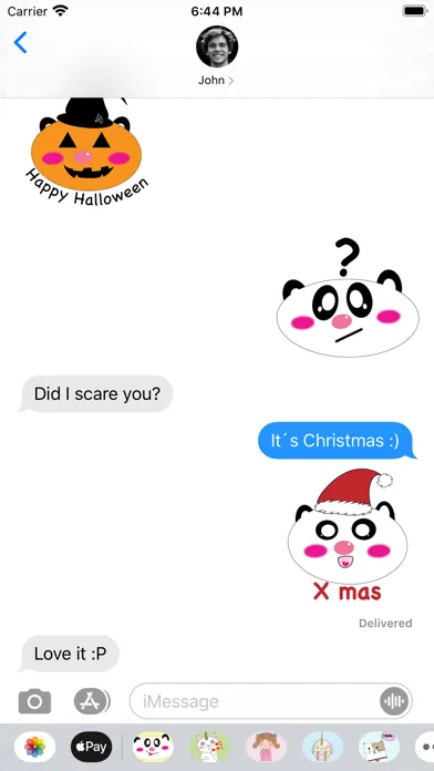 Panda mascot 스크린샷