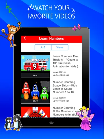 Kids Videos HD -  safe YouTube video for kids iPad  Screenshots