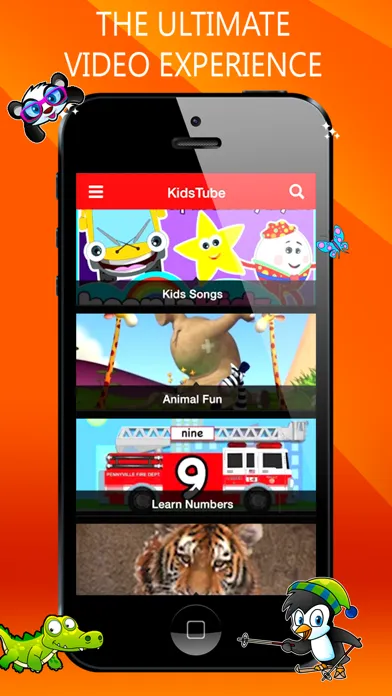 Kids Videos HD -  safe YouTube video for kids Screenshots