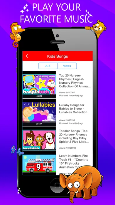 Kids Videos HD -  safe YouTube video for kids Screenshots