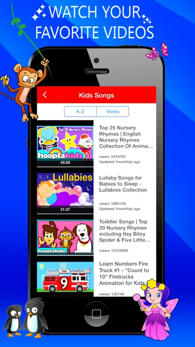 Kids Videos HD -  safe YouTube video for kids Screenshots
