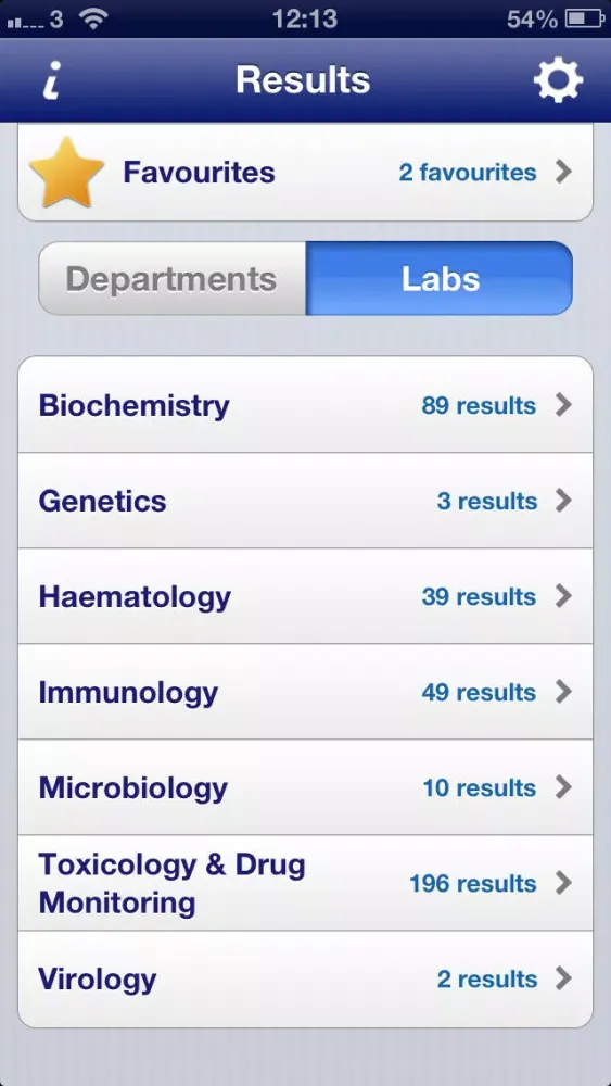 Скриншоты Lab Results