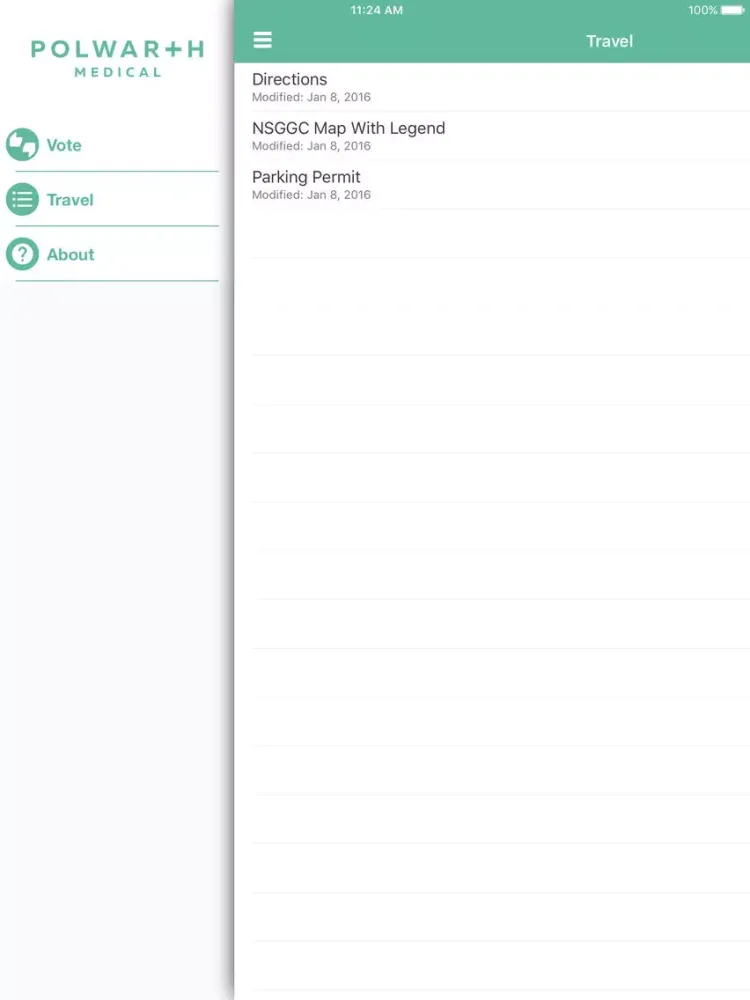 Polwarth Medical Conference iPad  Screenshots