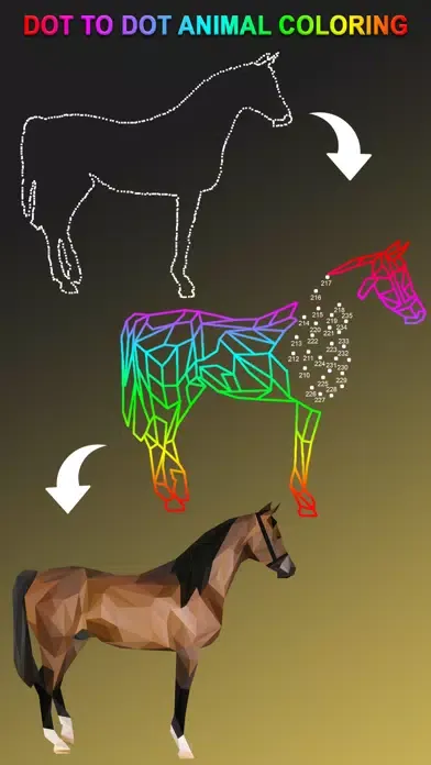 Dot To Dot To Animal Coloring Screenshots