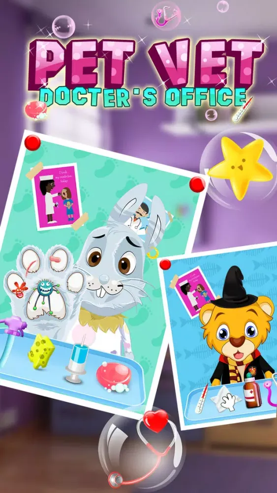 Teeth Dentist & Doctor Salon - Cute Baby Pet Vet Foot Care & Surgery Games for Kids and Girls Screenshots