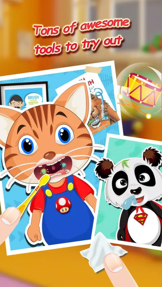 Teeth Dentist & Doctor Salon - Cute Baby Pet Vet Foot Care & Surgery Games for Kids and Girls Screenshots